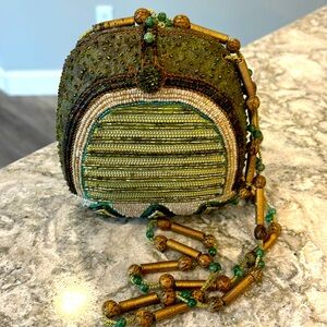 Vintage beaded Crossbody handbag